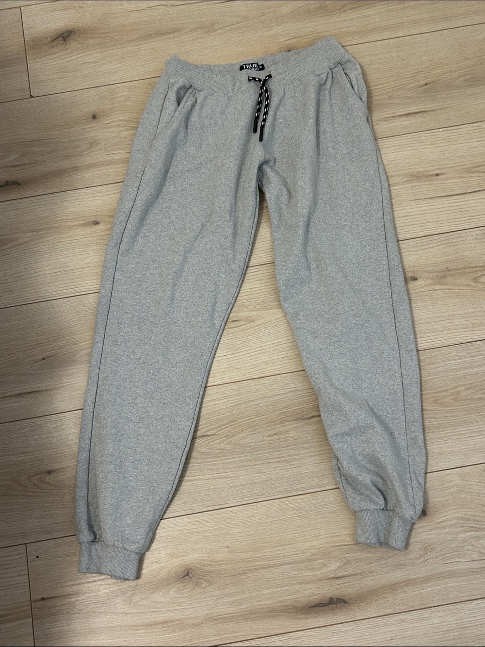 Relaxed Fit Kids Gray Sweatpants - True Indigo